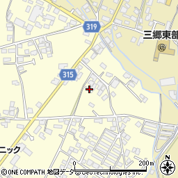 長野県安曇野市三郷温3061-88周辺の地図