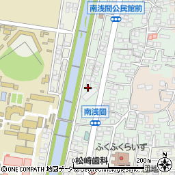 長野県松本市南浅間624周辺の地図