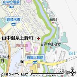石川県加賀市山中温泉東桂木町ヌ96周辺の地図