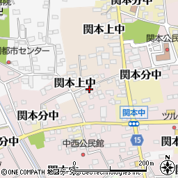 茨城県筑西市関本中84周辺の地図