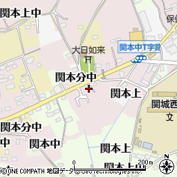 茨城県筑西市関本中143周辺の地図