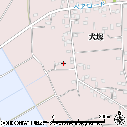 茨城県筑西市犬塚200周辺の地図
