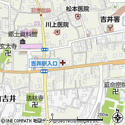 群馬銀行吉井支店周辺の地図