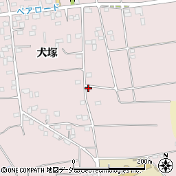 茨城県筑西市犬塚248周辺の地図