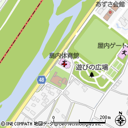 松本市島内体育館周辺の地図