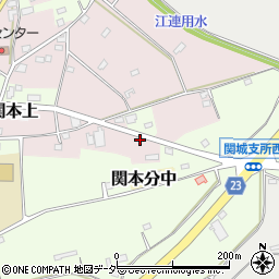 茨城県筑西市関本中200周辺の地図