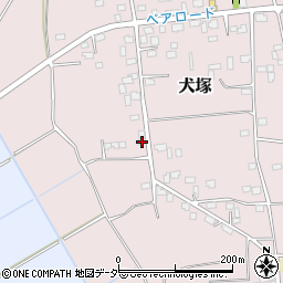 茨城県筑西市犬塚200-1周辺の地図