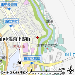 石川県加賀市山中温泉東桂木町ヌ52周辺の地図