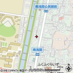 長野県松本市南浅間579-1周辺の地図