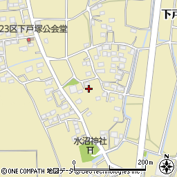 群馬県藤岡市下戸塚602-9周辺の地図