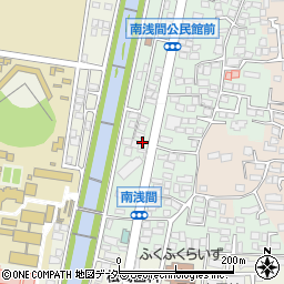 長野県松本市南浅間579周辺の地図