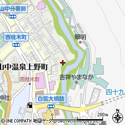 石川県加賀市山中温泉東桂木町ヌ52-6周辺の地図