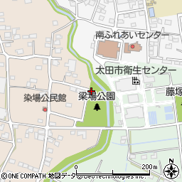 簗場公園周辺の地図