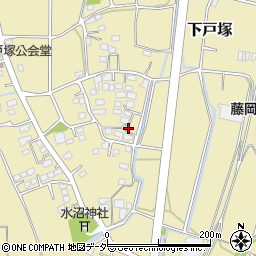 群馬県藤岡市下戸塚598周辺の地図