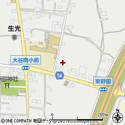 栃木県小山市東野田1620周辺の地図