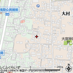 長野県松本市大村564周辺の地図