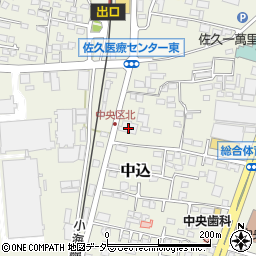八十二銀行佐久中央支店周辺の地図