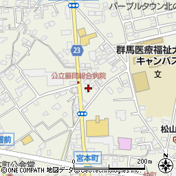 群馬県藤岡市藤岡910-3周辺の地図