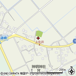 上生井公民館周辺の地図