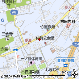 黒沢酒店周辺の地図