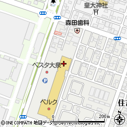 株式会社カワチ薬品　大泉店周辺の地図