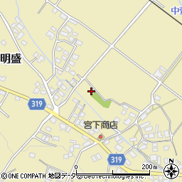 長野県安曇野市三郷明盛736-2周辺の地図