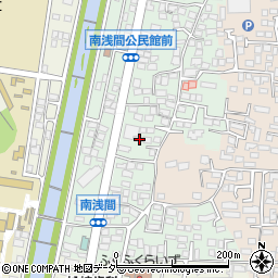 長野県松本市南浅間575周辺の地図