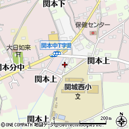 茨城県筑西市関本中195周辺の地図