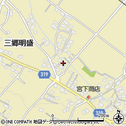 長野県安曇野市三郷明盛778-1周辺の地図