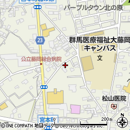 群馬県藤岡市藤岡905周辺の地図