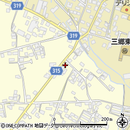 長野県安曇野市三郷温3077周辺の地図
