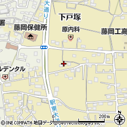 藤岡工事周辺の地図