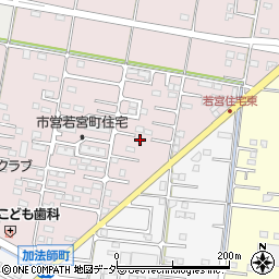 群馬県館林市若宮町2726-3周辺の地図