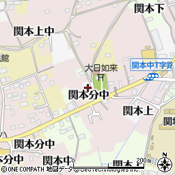 茨城県筑西市関本中175周辺の地図