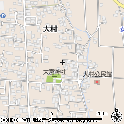 長野県松本市大村403周辺の地図