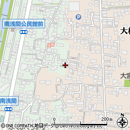 長野県松本市南浅間534周辺の地図
