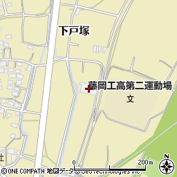 群馬県藤岡市下戸塚1047周辺の地図