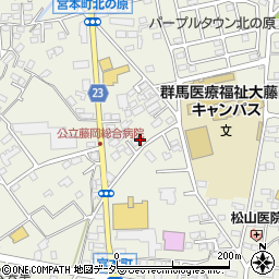 群馬県藤岡市藤岡910-6周辺の地図