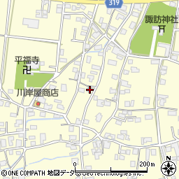 長野県安曇野市三郷温1928周辺の地図