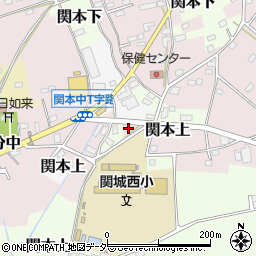 茨城県筑西市関本中1077周辺の地図