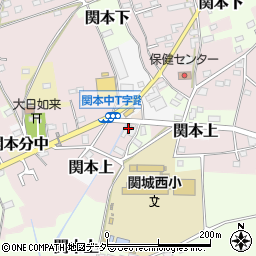 茨城県筑西市関本中195-1周辺の地図