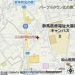 群馬県藤岡市藤岡910-7周辺の地図