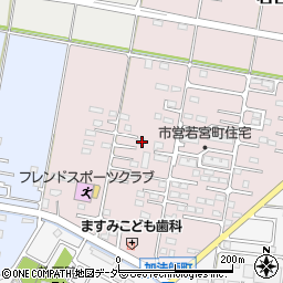 群馬県館林市若宮町2457-5周辺の地図