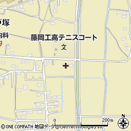 群馬県藤岡市下戸塚305-1周辺の地図