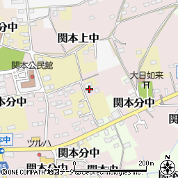 茨城県筑西市関本中134周辺の地図