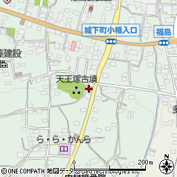群馬県警察本部　富岡警察署福島駐在所周辺の地図