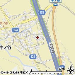 福井県あわら市牛ノ谷9-44周辺の地図