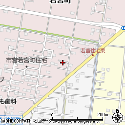 群馬県館林市若宮町2717周辺の地図