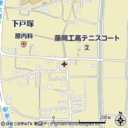 群馬県藤岡市下戸塚17周辺の地図