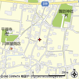 長野県安曇野市三郷温1937周辺の地図